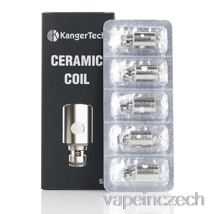 Kanger Ssocc Náhradní Cívky 0,5ohm Keramické Cívky Vape Bez Nikotinu